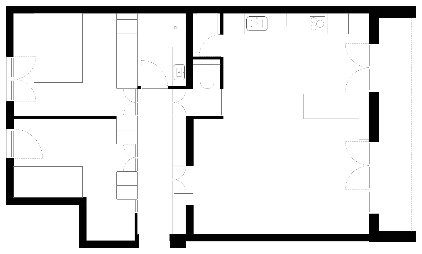 Avenue de Paris — Plan projeté