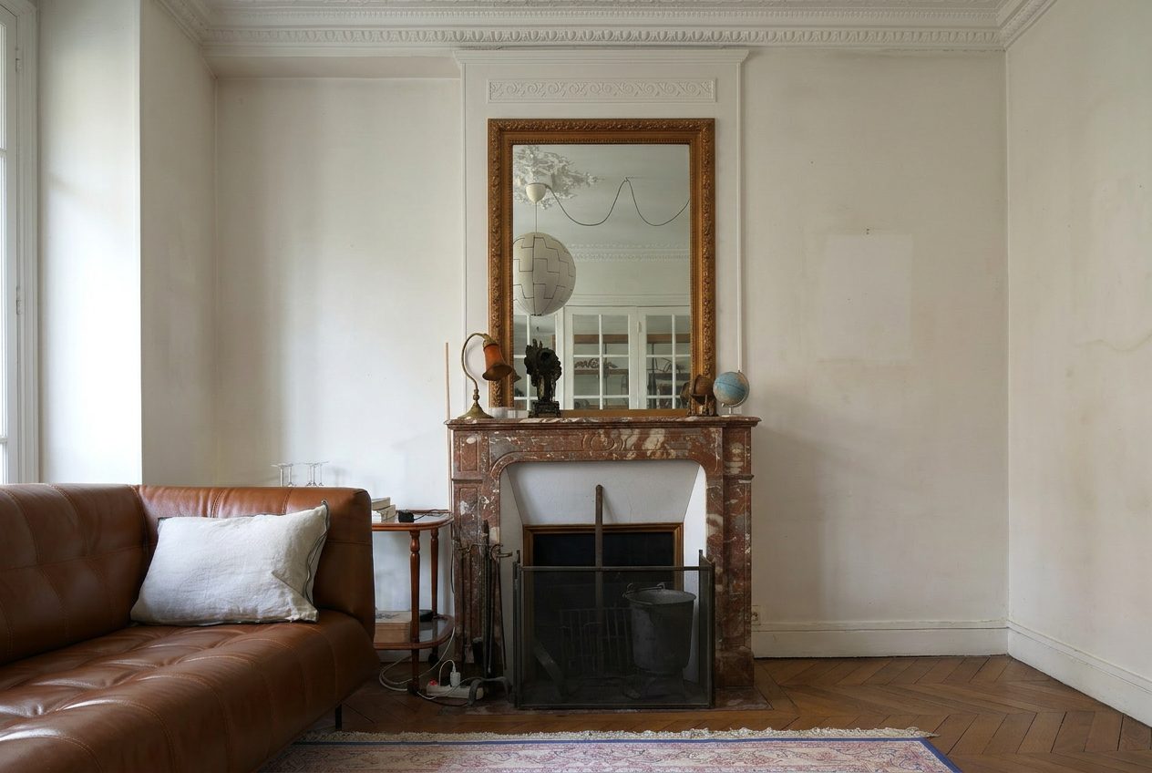 Mobilier bleu IKB — Paris — Avant