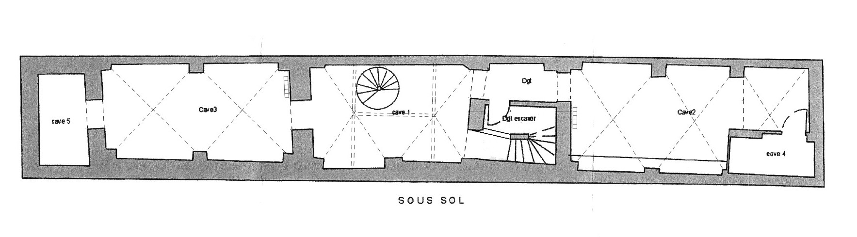 Quincampoix — Plan niveau -1